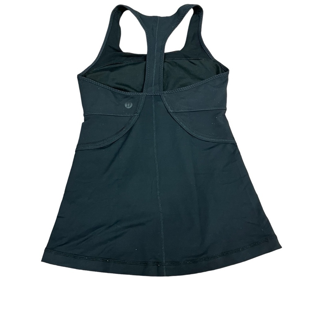 Lululemon athletic Black Power Up Tank Sz 6 - Picture 2 of 7